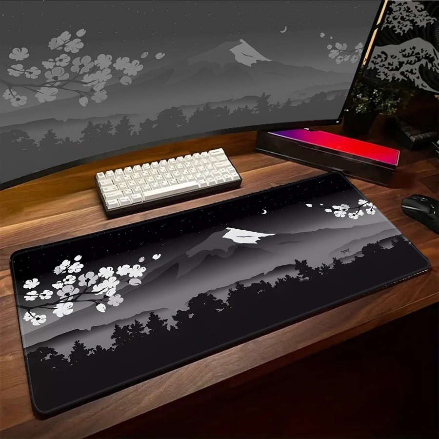 Gaming Accessories For Pc Setup - Kawaii XXL Alas Mouse Besar Sakura