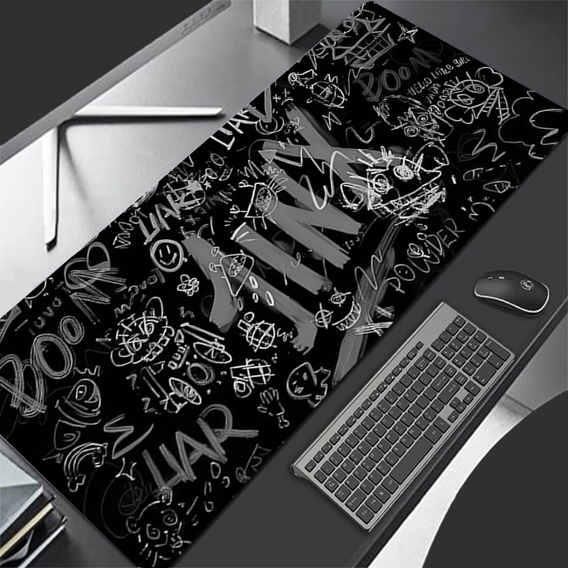 Jinx Gaming Accessories - Hitam Abu-abu J-jinx Alas Mouse Besar