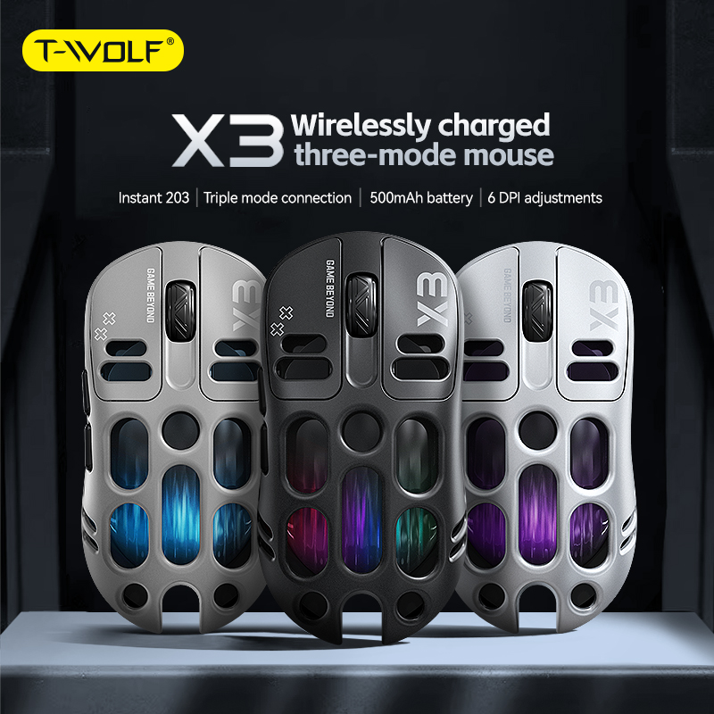 Mouse Gaming T-WOLF X3 Tri-mod - Gaming Accessories To Sell ulasan dan harga