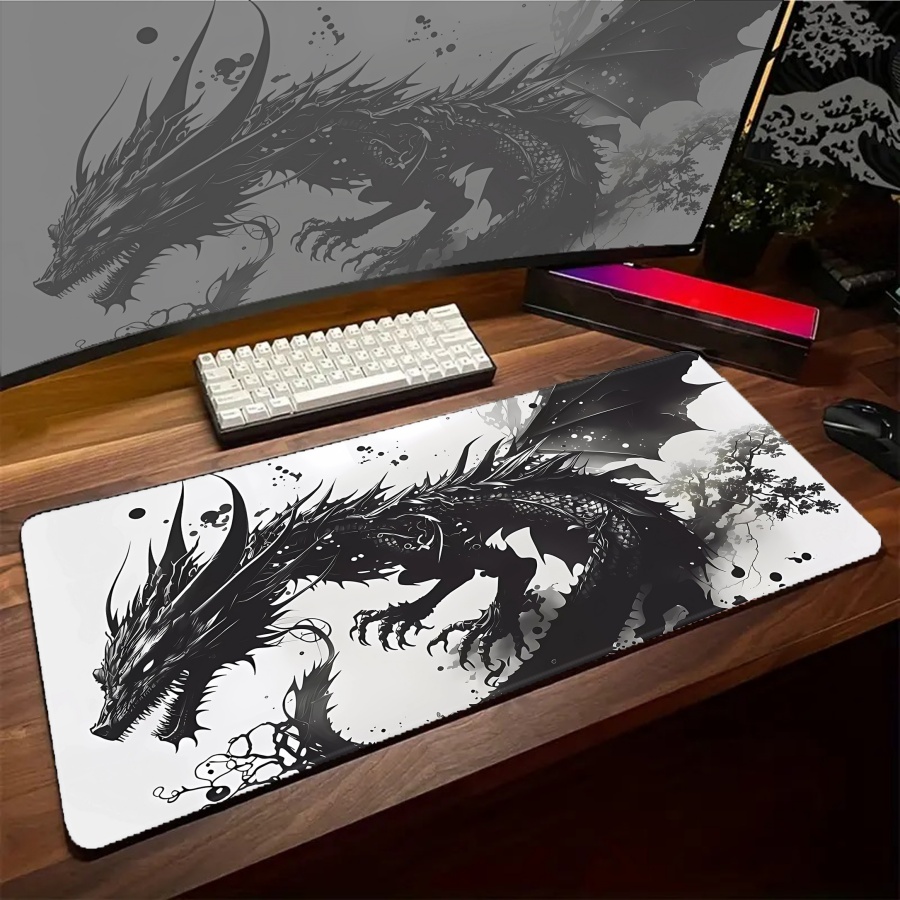 Alas Mouse Besar Kawaii Dragon - Gaming Accessories For Pc Setup ulasan dan harga