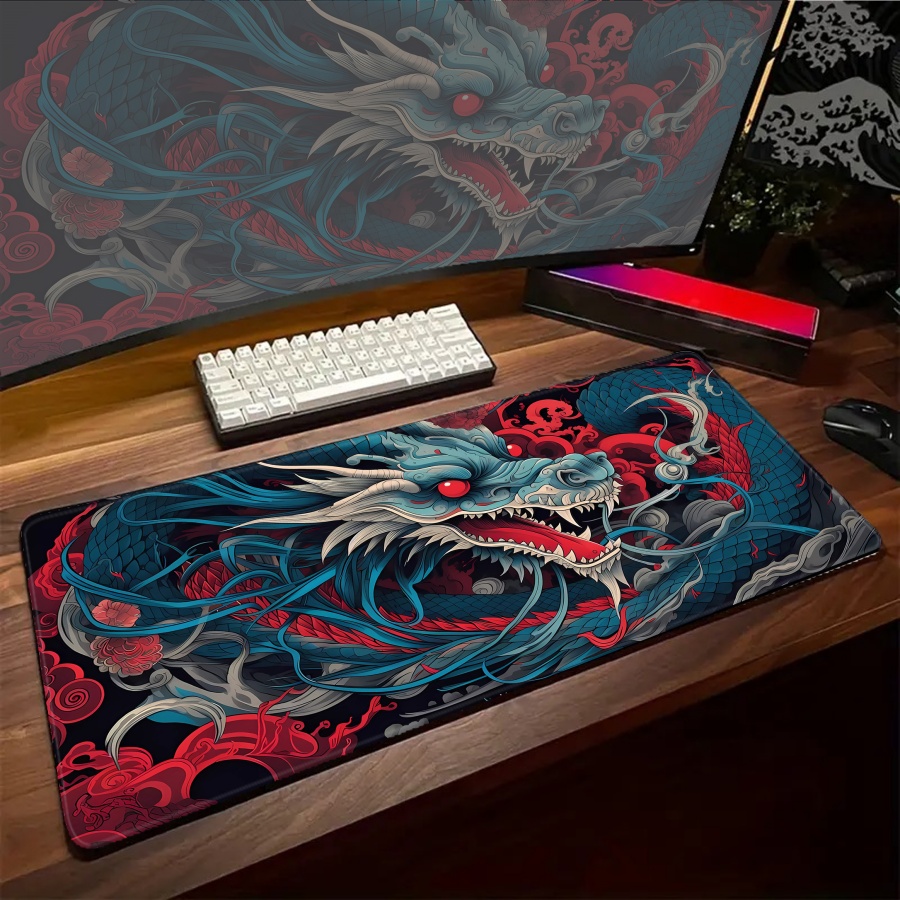 Alas Mouse Besar Kawaii Dragon - Gaming Accessories For Pc Setup ulasan dan harga