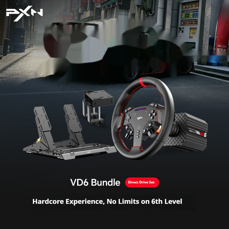 Setir Game PXN VD6 Servo Direc - Gaming Accessories Driving ulasan dan harga